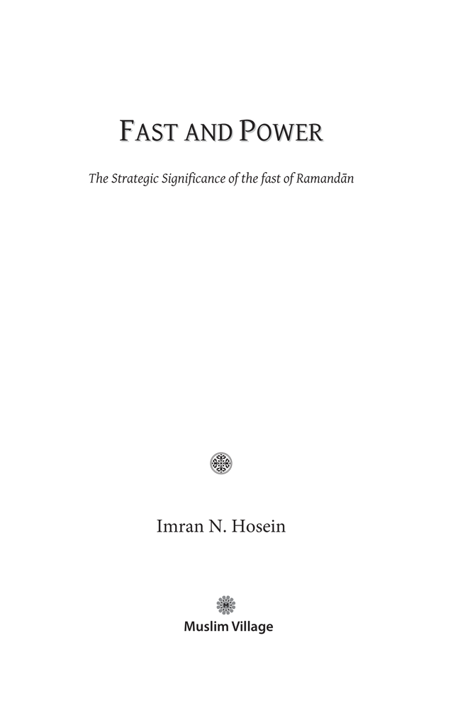 Fasting And Power - The Strategic Importance of The Fast1.jpg