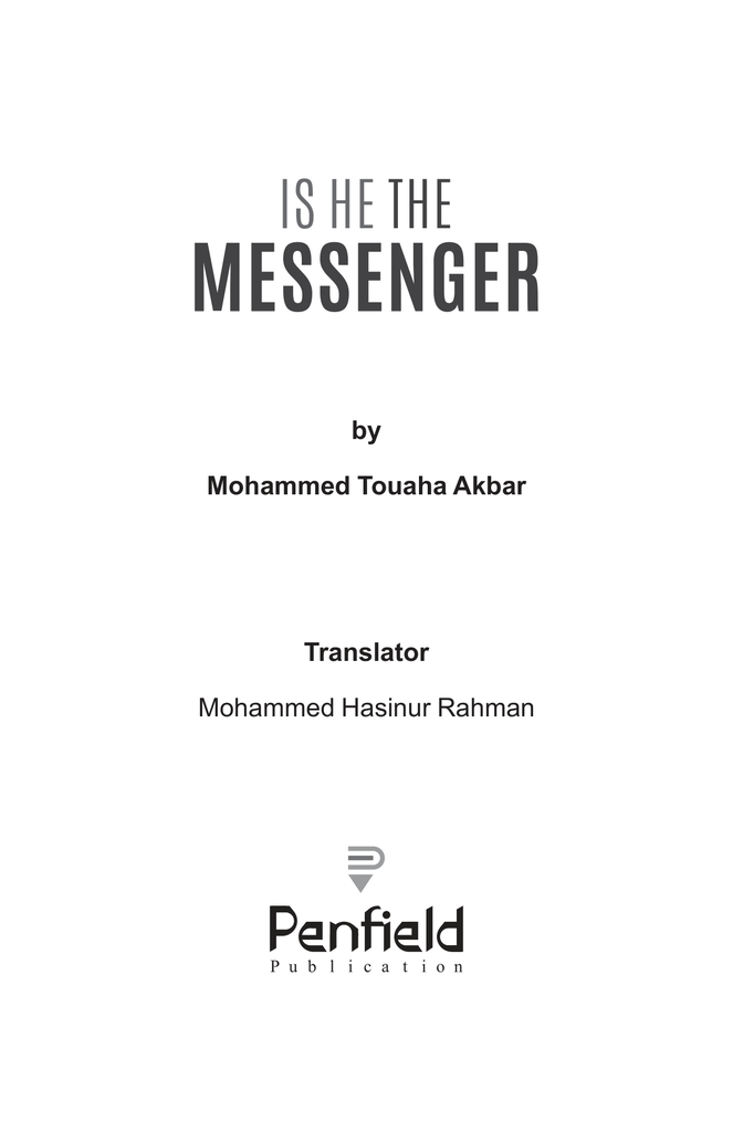 Is He the Messenger?1.jpg