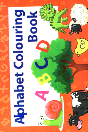 ALPHABET COLOURING BOOK  A B C D