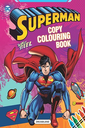 Superman Copy Colouring Book