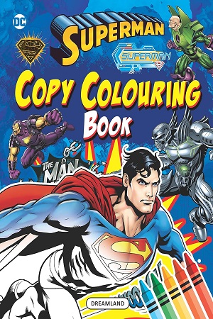 Superman Copy Colouring Book