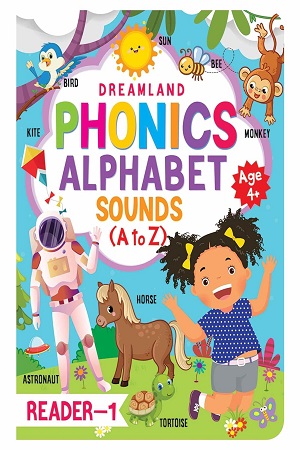 Phonics Reader Book 1 For Children Age 3 -10 Years - Alphabet Sounds, A To Z 