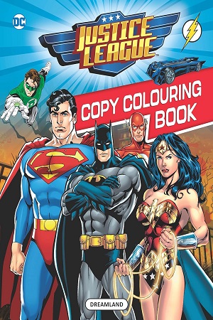 Justice League Copy Colouring Book