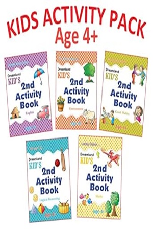 Kid's 2nd Activity Five Books Pack for Children Age 4+