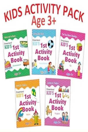 Kid's 1st Activity Five Books Pack for Children Age 3+