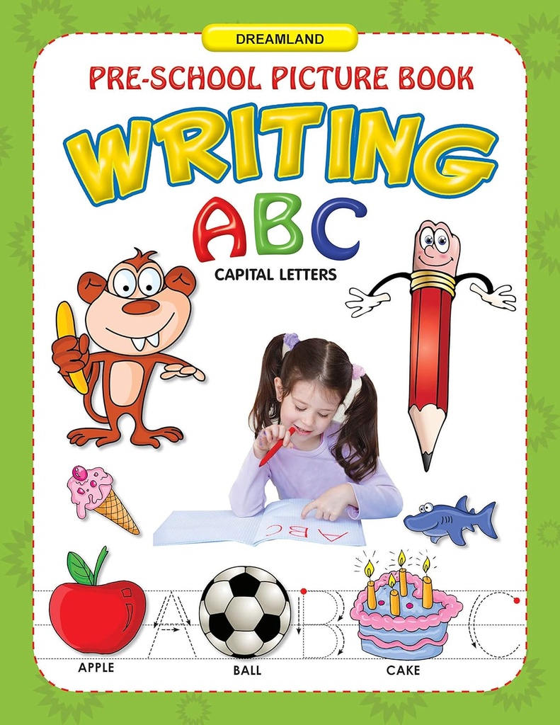 Capital Letters Writing ABC - Write and Practice Capital Letters Handwritng Book