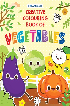 Creative Colouring Book of Vegetable