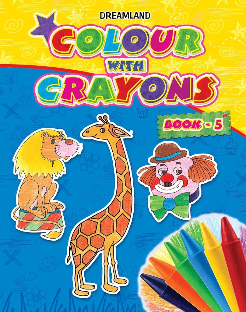 Colour with Crayons book - 5