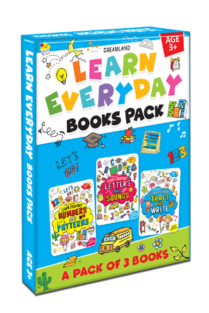 Learn Everyday – 3 Books Pack Age 3+