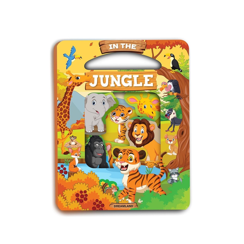 Die Cut Window Board Book - In the Jungle Picture Book