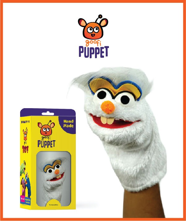Hand Puppet – Character-White Bunny
