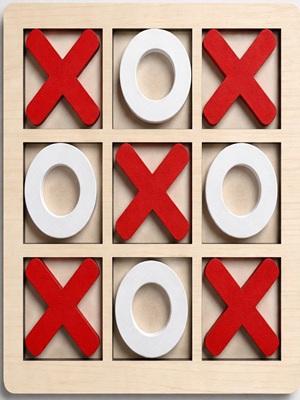 Wooden Tic Tac Toe