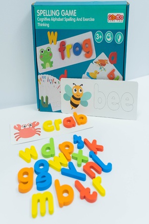 Wooden Spelling Game