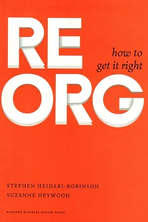 Reorg: How to Get it Right