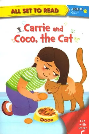 All set to Read - Level PRE-K Learning Letters: Carrie and Coco the Cat