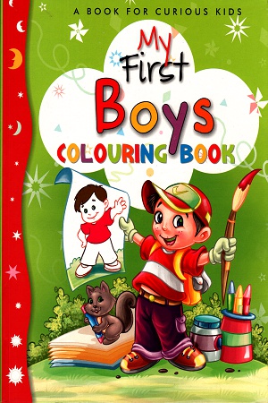 My First Boys Colouring Book