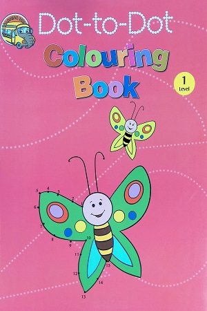 Colouring Book : Dot-to-Dot Colouring Book Level 1