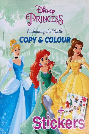 Disney Princess Enchanting the Castle Copy & Colour