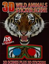 3D Wild Animals Sticker Scene
