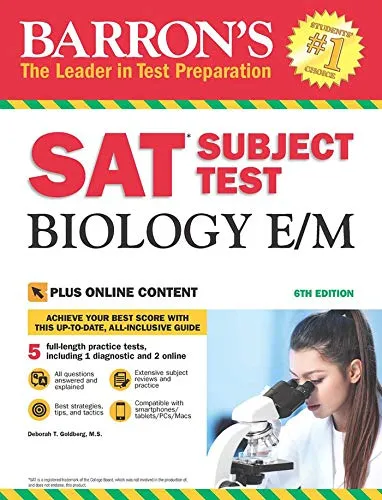 SAT Subject Test Biology E/M with Online Tests (Barron's Test Prep)