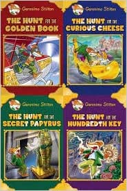 GERONIMO STILTON: THE HUNT SERIES SET OF BOX (4 BOOKS)