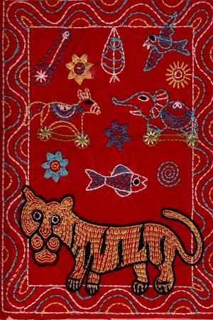 Tiger with Boishakh