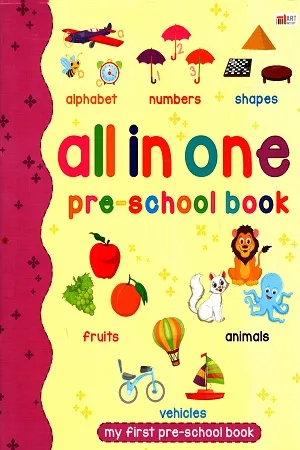 all in one pre-school book