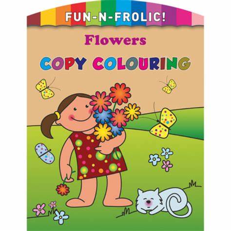 Flowres Copy Colouring