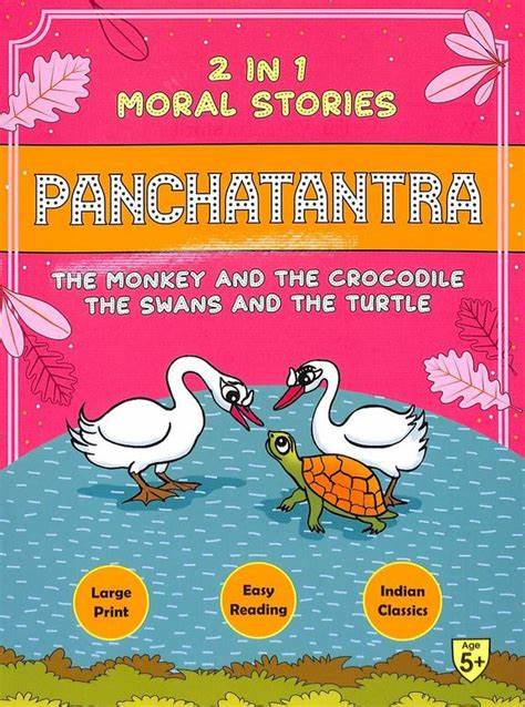 2 In 1 Moral Stories Panchatantra The Monkey And The Crocodile The Swans And The Turtle