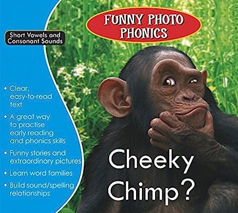 Funny Photo Phonics Cheeky Chimp