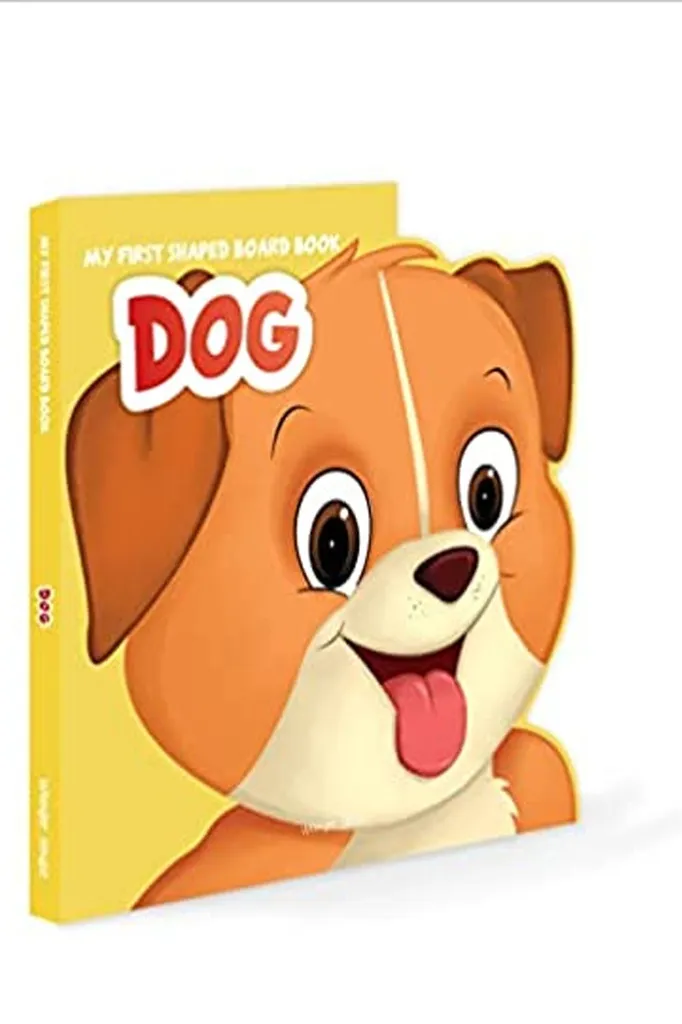 My First Shaped Board Book - Dog, Die-Cut Animals, Picture Book for Children