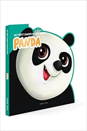 My First Shaped Board book - Panda, Die-Cut Animals, Picture Book for Children