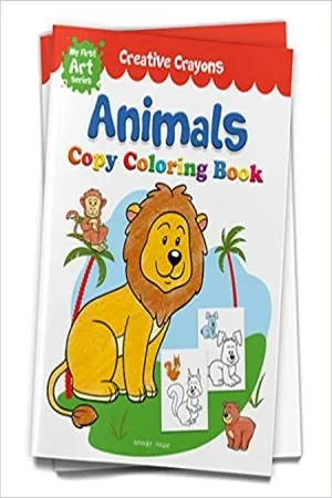 Colouring Book of Animals: Creative Crayons Series - Crayon Copy Colour Books