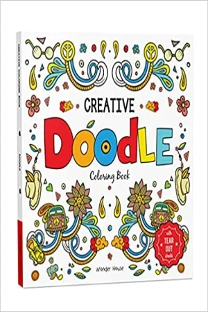 Creative Doodle Coloring Book: Children Coloring Book with Tear Out Sheets