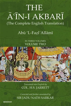The Ain-I Akbari (The Complete English Translation) (Volume Two)