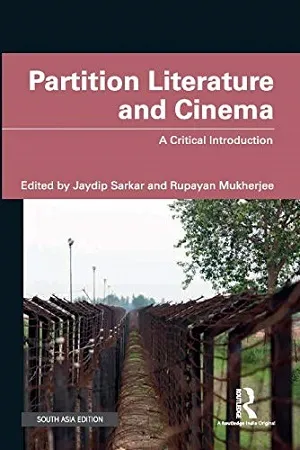 PARTITION LITERATURE AND CINEMA: A CRITICAL INTRODUCTION