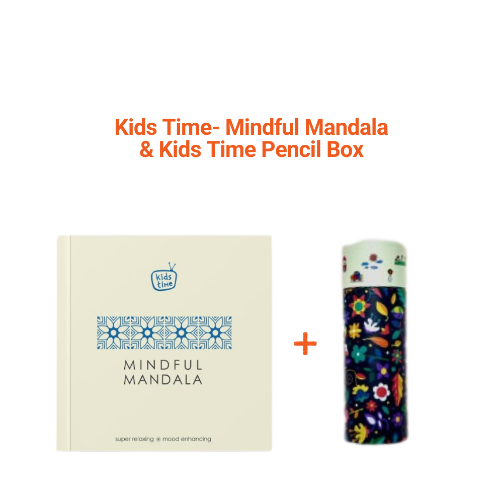 Mindful Mandala+Kids Time Pencil Box