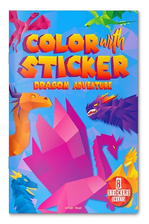Color with Sticker - Dragon Adventure