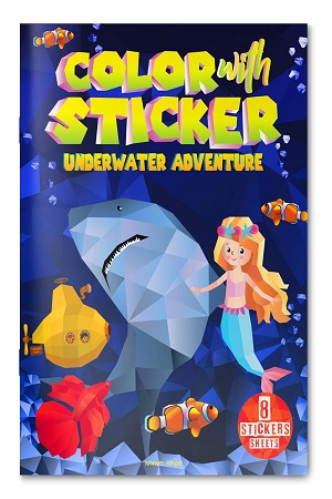 Color with Sticker - Underwater Adventure