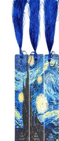 [82007000000090] Starry Night Bookmark (Random 3 pcs)