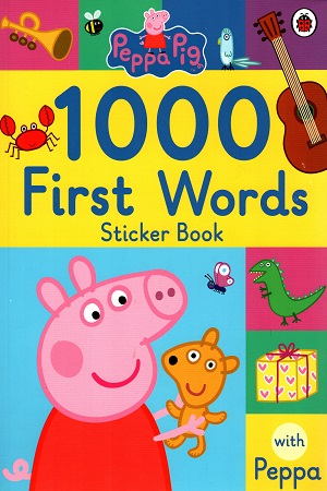 [9780241294642] Peppa Pig: 1000 First Words Sticker Book