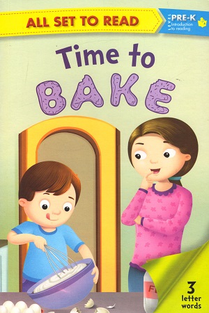 [9789386108937] All set to Read - Level PRE-K Learning Letters: Time to Bake