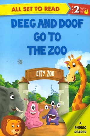 [9789385273841] All set to Read - Level 2 Reading with help: Deeg and Doof Go to the Zoo