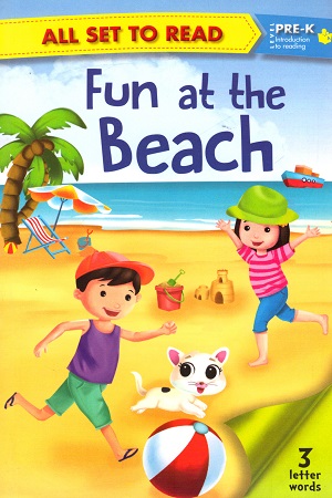 [9789386108357] All set to Read - Level PRE-K Introduction to reading: Fun at the Beach