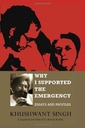 Why I Supported the Emergency: Essays and Profiles