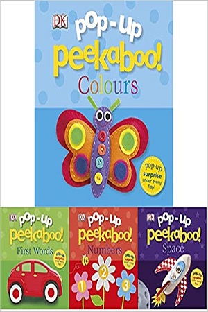 [9781409324638] Pop-Up Peekaboo! Colours + First Words + Numbers + Space