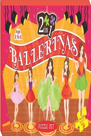 [978938542493] 2 IN 1 BALLERINAS PUZZLE SET
