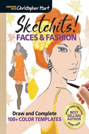 [9781942021490] Sketchits! Faces & Fashion