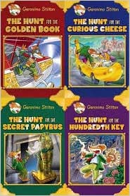 [9782018102440] GERONIMO STILTON: THE HUNT SERIES SET OF BOX (4 BOOKS)