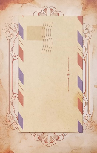 [7021200000006] Retro Vintage Letterhead and Envelope Set